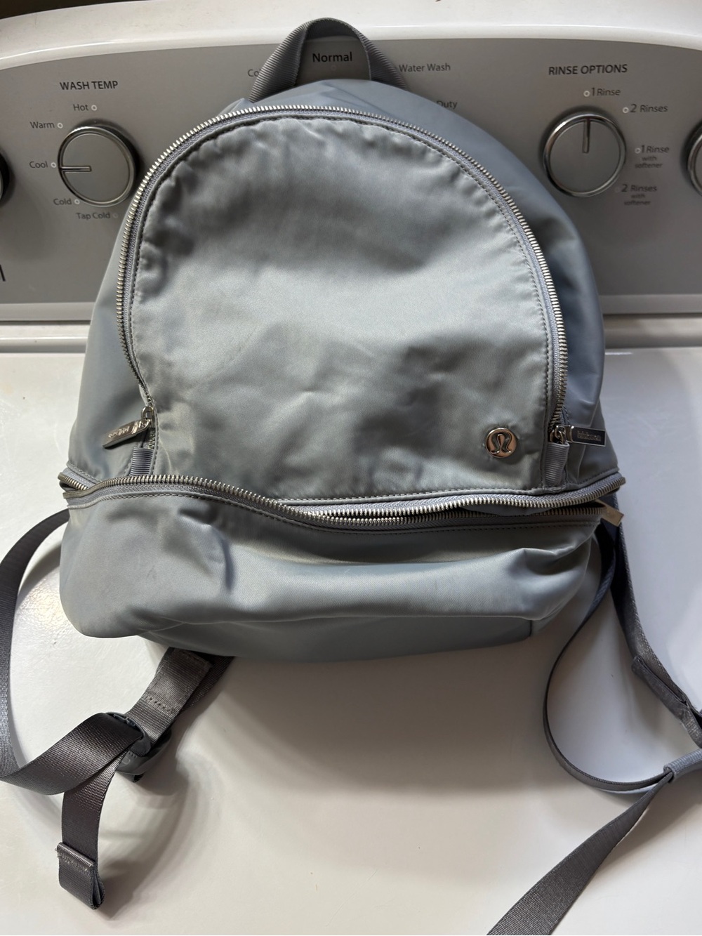Lululemon light grey city adventurer backpack - mini 11L